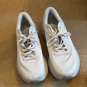 Hoka Men's White Athletic Shoes